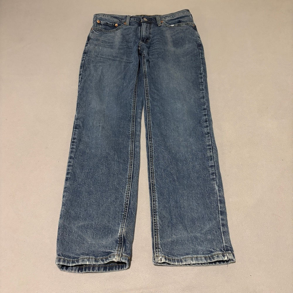 Levi's 541 Athletic Taper Mens 32x32 Blue Medium Wash Stretch Jeans Casual